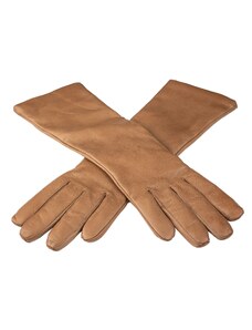 BOHEMIA GLOVES Dámske kožené rukavice na predlaktí s teplou podšívkou