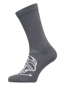 Unisex bikové ponožky Silvini Avella tmavo šedá/sivá