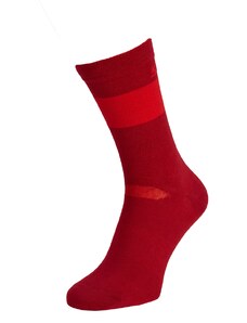 Unisex cyklo ponožky Silvini Bardiga vínová/červená