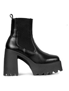 Členkové topánky Altercore dámske, čierna farba, na podpätku, Blaze