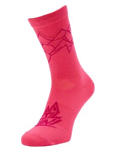 Unisex enduro ponožky Silvini Nereto ružová