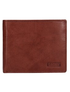 Lagen W-8154 hnedá pánska kožená peňaženka