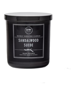 DW Home Vonná sviečka Sandalwood Suede - Santalové drevo & Koža, malá