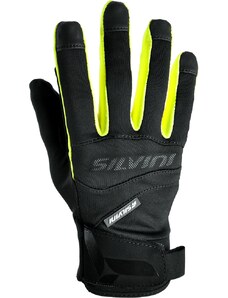 Unisex softshellové rukavice Silvini Fusaro čierna/neónovo žltá
