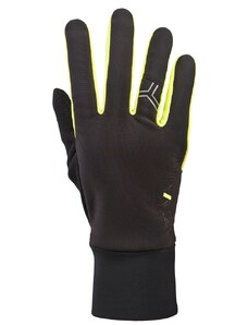 Dámske zimné rukavice Silvini Rieser čierna/neónovo žltá