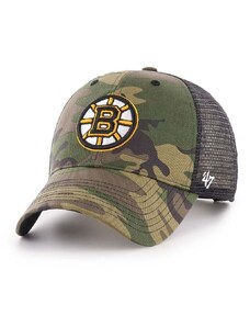 Šiltovka 47brand NHL Boston Bruins zelená farba, vzorovaná