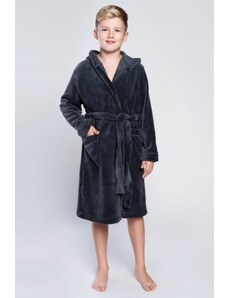 Italian Fashion chlapčenský župan MIMAS - huňatý s kapucňou