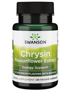 Swanson Chrysin Passionflower Extract 30 ks, vegetariánska kapsula, 500 mg