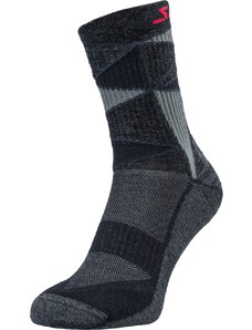 Unisex zateplené ponožky Silvini Vallonga čierna