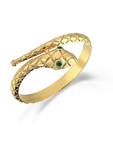 Lillian Vassago Zlatý prsteň had so smaragdy LLV98-GR072Y