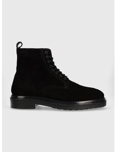 Semišové topánky Gant Boggar pánske, čierna farba, 27643329.G00