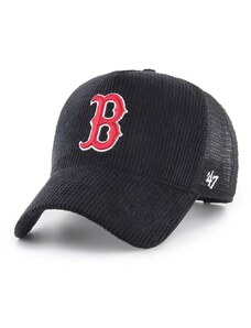 Šiltovka 47brand MLB Boston Red Sox čierna farba, s nášivkou