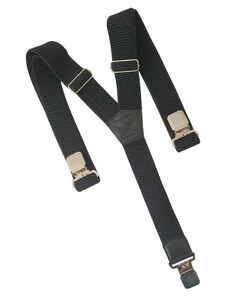 O&T Natur traky na nohavice clip, čierne