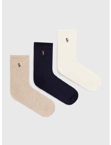 Ponožky Polo Ralph Lauren 3-pak dámske,455923549