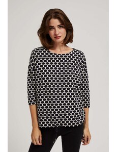 Moodo Blouse with geometric pattern