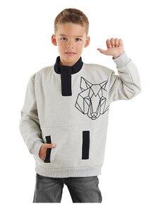 mshb&g Wolf Boy Gray Sweatshirt