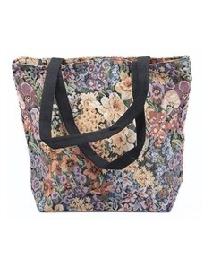 Bavlnená taška s kvetinovým vzorom