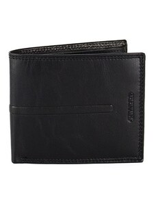 Čierna kožená peňaženka Charro