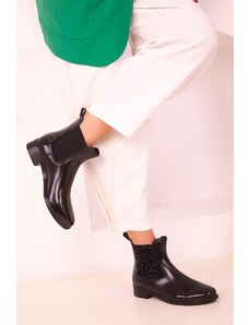 Soho Women's Black Boots & Booties 16543