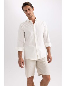 DEFACTO Slim Fit Long Sleeve Shirt