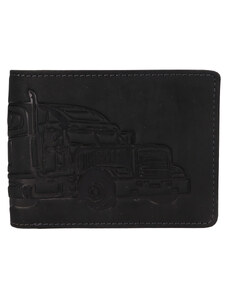 Lagen Pánska kožená peňaženka 219173 kamión - čierna