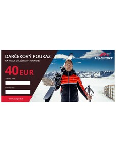 HS-SPORT Darčekový poukaz v hodnote 40 EUR - ONLINE