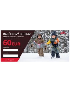 HS-SPORT Darčekový poukaz v hodnote 60 EUR - ONLINE