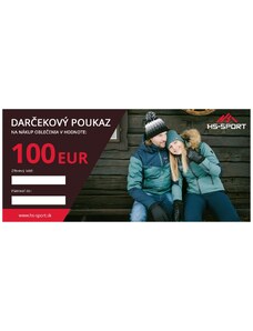 HS-SPORT Darčekový poukaz v hodnote 100 EUR - ONLINE