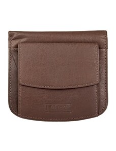 Lagen W-2021-BRN hnedá pánska kožená peňaženka