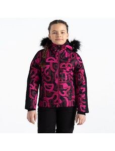 Dievčenská lyžiarska bunda Dare2b DING ružová/čierna