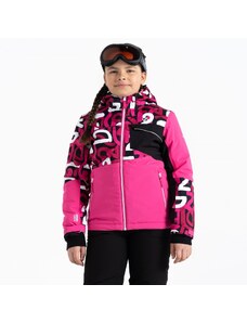 Detská zimná lyžiarska bunda Dare2b TRAVERSE ružová/čierna