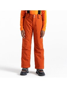 DARE2B Detské zimné lyžiarske nohavice OUTMOVE II tmavo oranžová