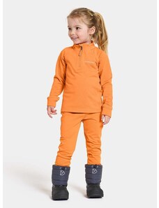 Detská tepláková súprava Didriksons JADIS KIDS SET oranžová farba