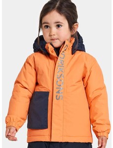 Detská zimná bunda Didriksons RIO KIDS JKT oranžová farba