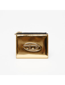 Pánska peňaženka Diesel Bi-Fold Zip Wallet Gold