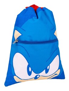 Detský batoh vrecko Sonic Modrá (27 x 33 cm)