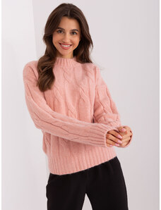 FPrice Sweter AT SW 0146.10P jasny różowy