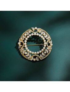 Éternelle Luxusní perlová brož Arabela