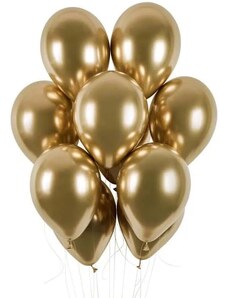 Godan Latexový balón Metalizovaný 19" / 48 cm - zlatá