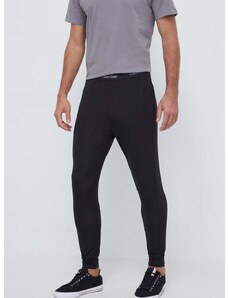 Nohavice Calvin Klein Underwear čierna farba, jednofarebné
