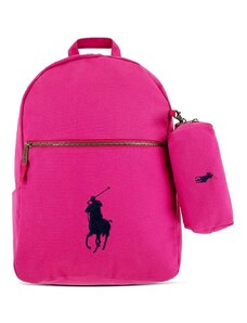 Detský ruksak Polo Ralph Lauren ružová farba, malý, jednofarebný