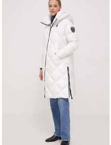 Páperová bunda Blauer dámska, biela farba, zimná