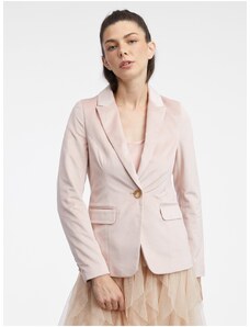 Orsay Light Pink Women's Velvet Jacket - Women's