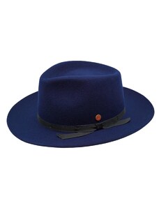 Luxusný modrý klobúk Fedora - Mayser Ari Tinte
