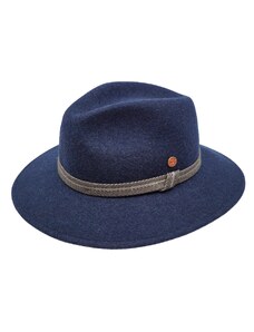 Cestovný nemačkavý nepremokavý modrý klobúk Mayser - Gedeon Mayser
