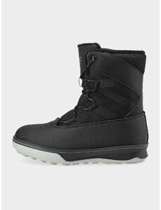 4F Dievčenské zateplené topánky do snehu - čierne