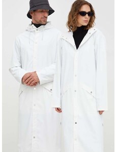 Nepremokavá bunda Rains 18360 Jackets biela farba, prechodná