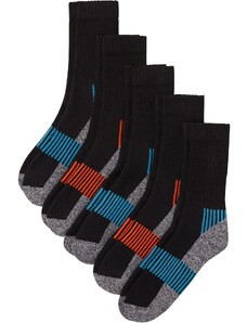bonprix Športové ponožky termo (5 ks) s vnútorným froté, farba zelená, rozm. 35-38