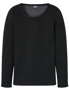bonprix Pyžamové termo tričko s mäkkou podšívkou, farba čierna, rozm. 40/42