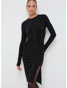 Šaty Pinko čierna farba, mini, priliehavá, 102188.A1AN